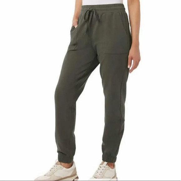 32 Degrees Ladies' Twill Jogger XL Green Casual - Picture 2 of 12